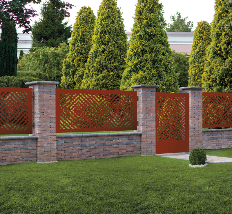 Lézervágott kerítésbetét - 07.