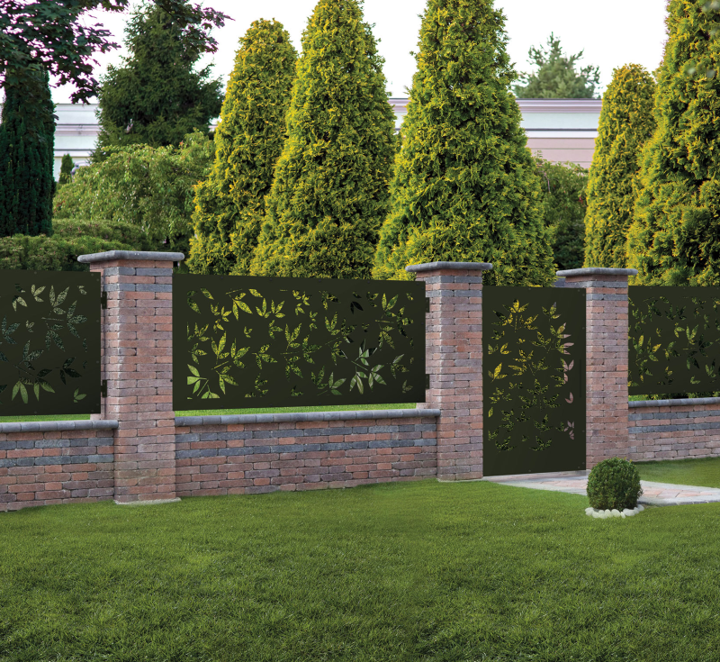 Lézervágott kerítésbetét - 09.