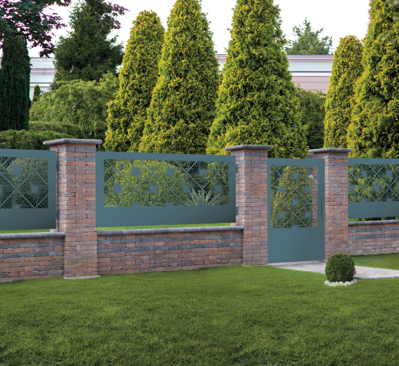 Lézervágott kerítésbetét - 10.