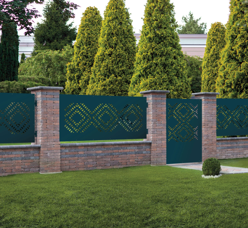 Lézervágott kerítésbetét - 12.