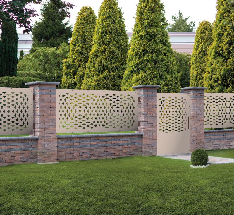 Lézervágott kerítésbetét - 15.