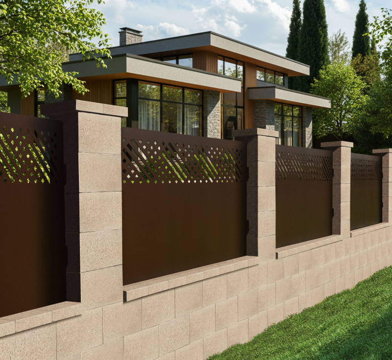 Barabás kerítéskő - Barabás kerítéskő bézs