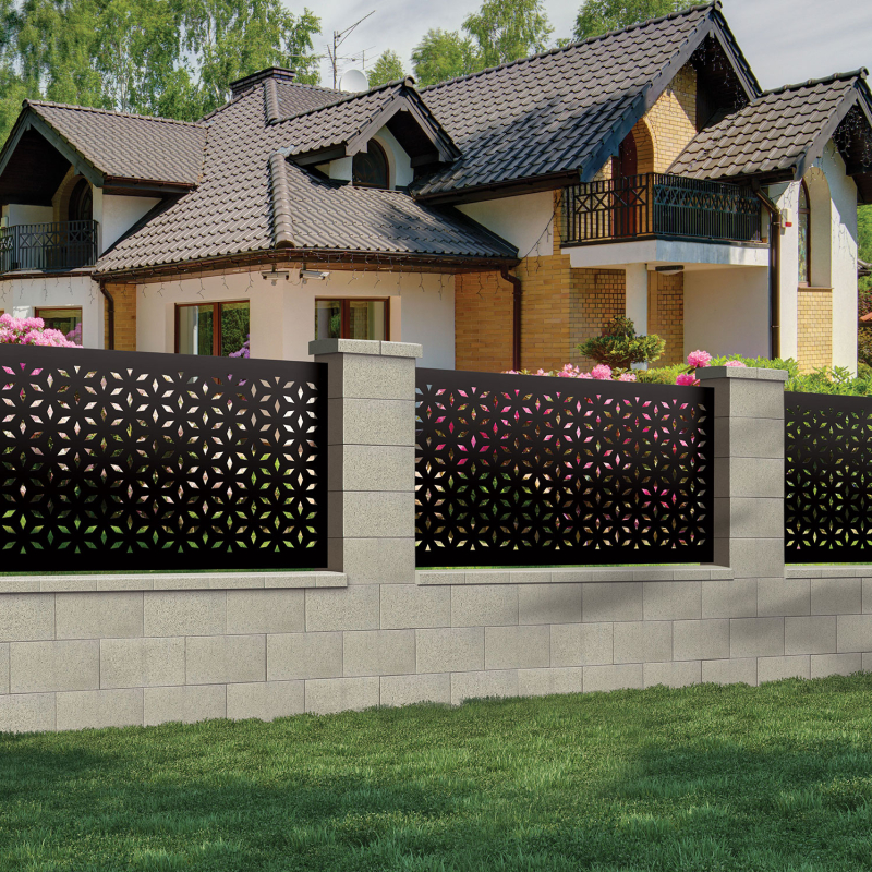 Barabás kerítéskő - Barabás kerítéskő törtfehér