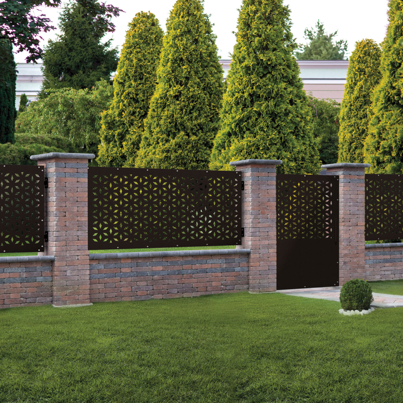 Lézervágott kerítésbetét