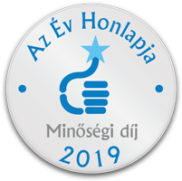 AZ ÉV HONLAPJA 2019 - Minőségi Díj